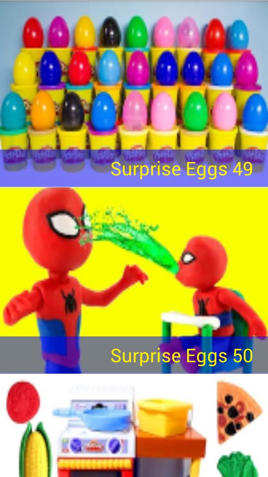 Surprise Eggs unboxing toys