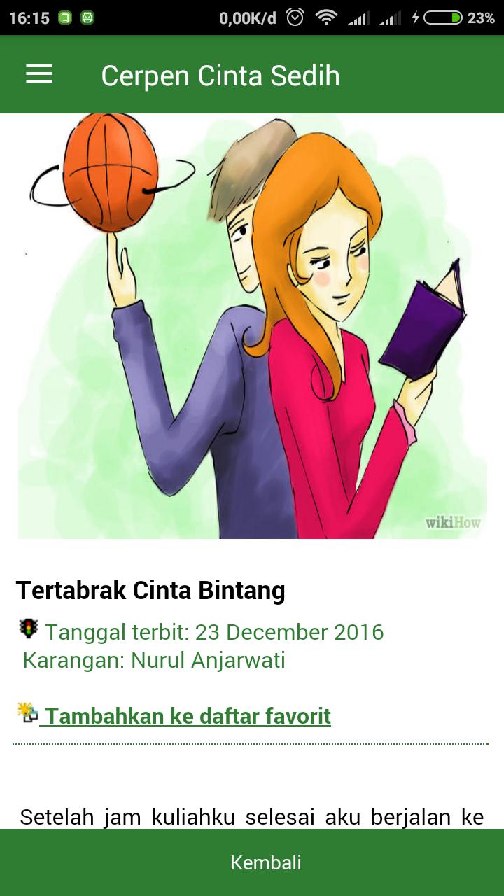 Cerpen Cinta Sedih (Terbaru)