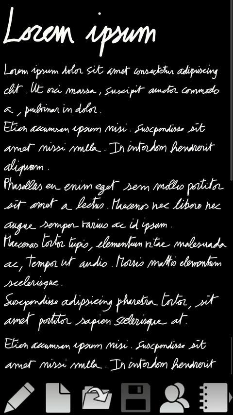 Androwing Handwriting