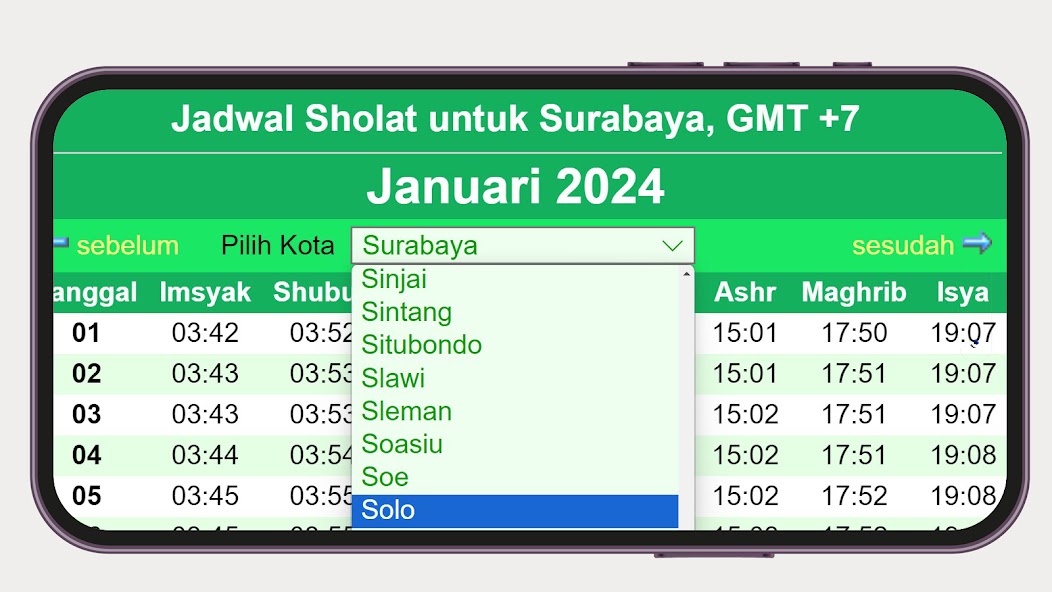 Jadwal Imsakiyah 2024 1445 H