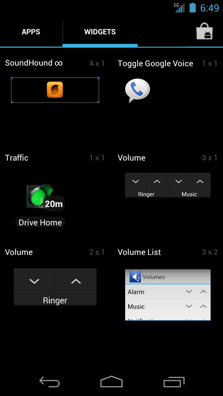 Volume Widget