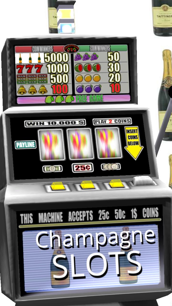 3D Champagne Slots - Free