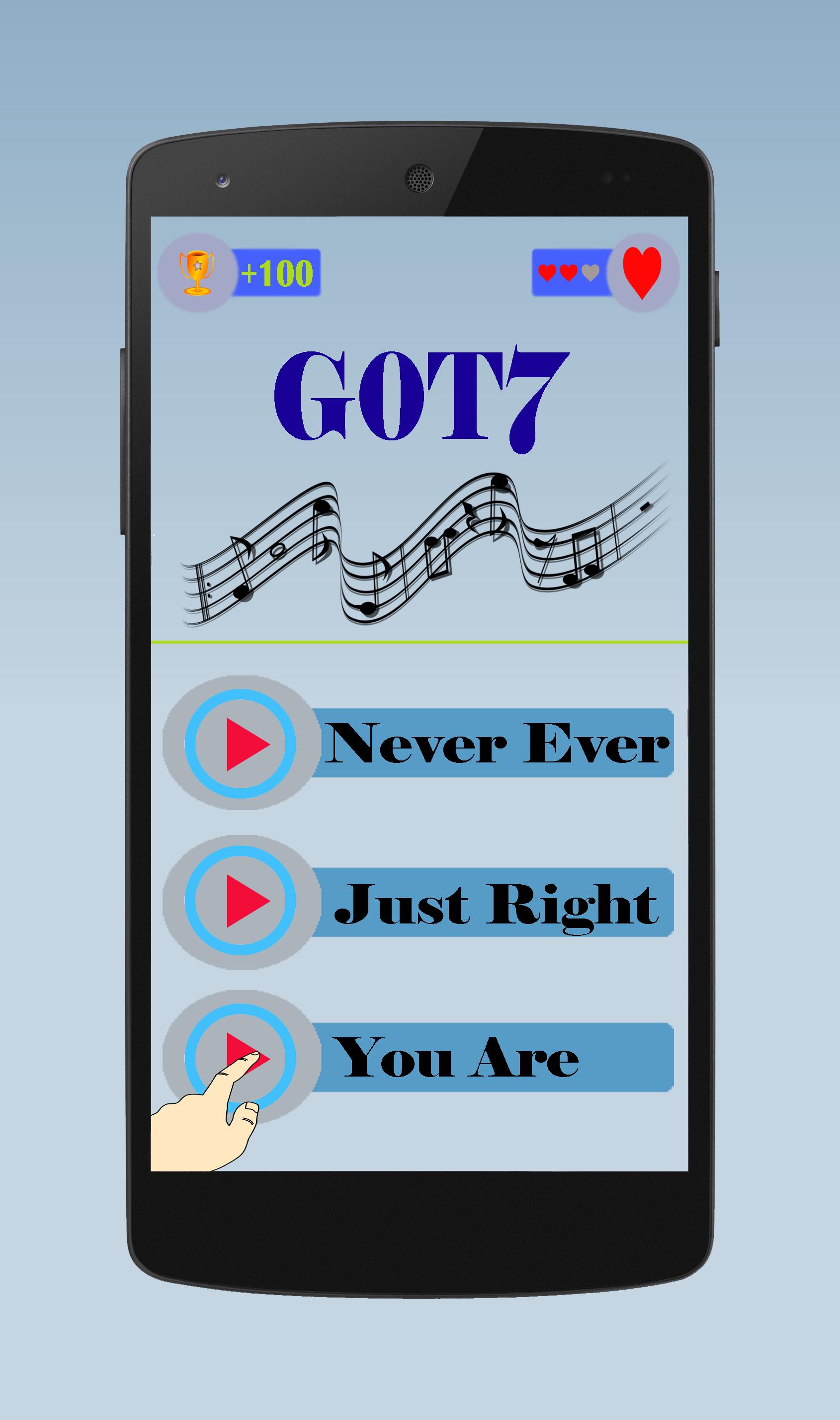 Got7 Top Hits Piano Tiles