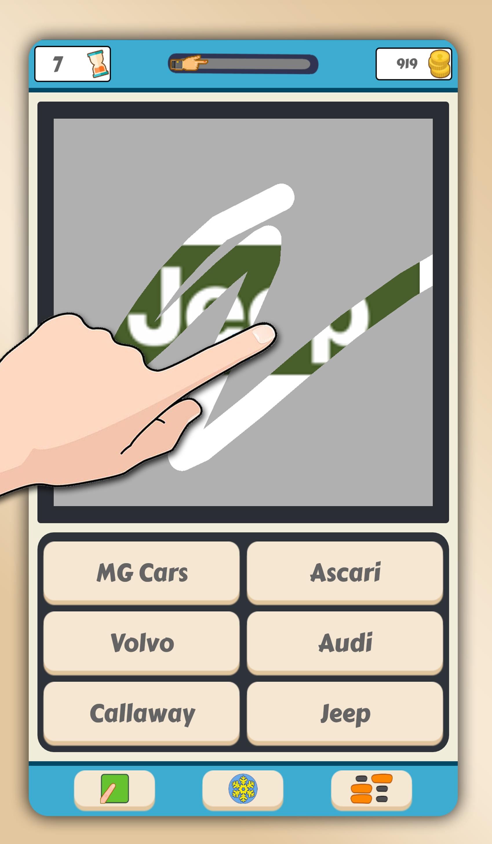 Scratch Car Logo Quiz