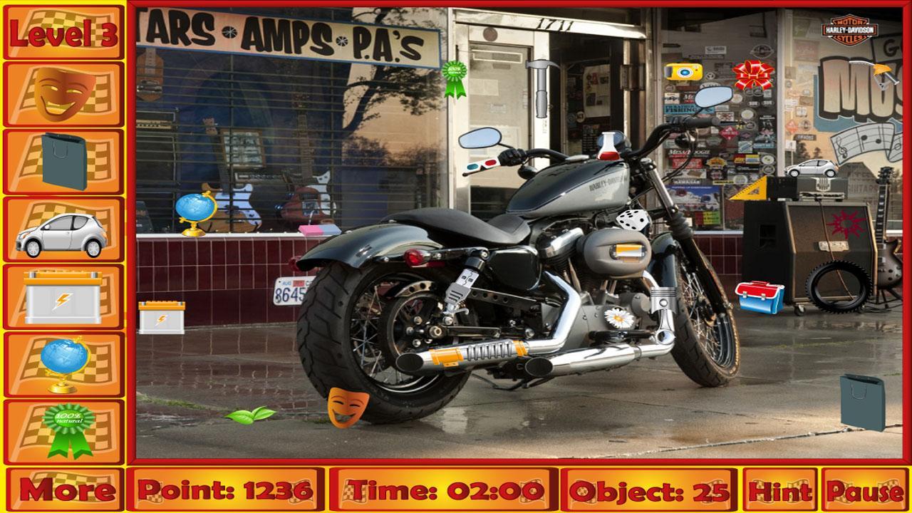 Hidden Objects - Motorcycles