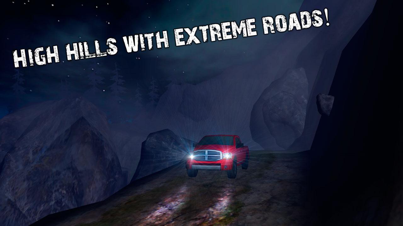 Night Hill Climb: Offroad SUV