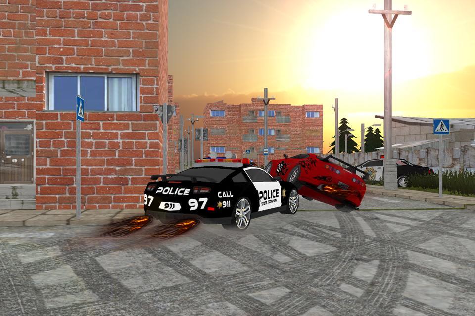 Police Car  Chase  Crime City