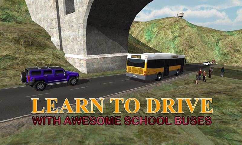 School Bus Simulator: Uphill