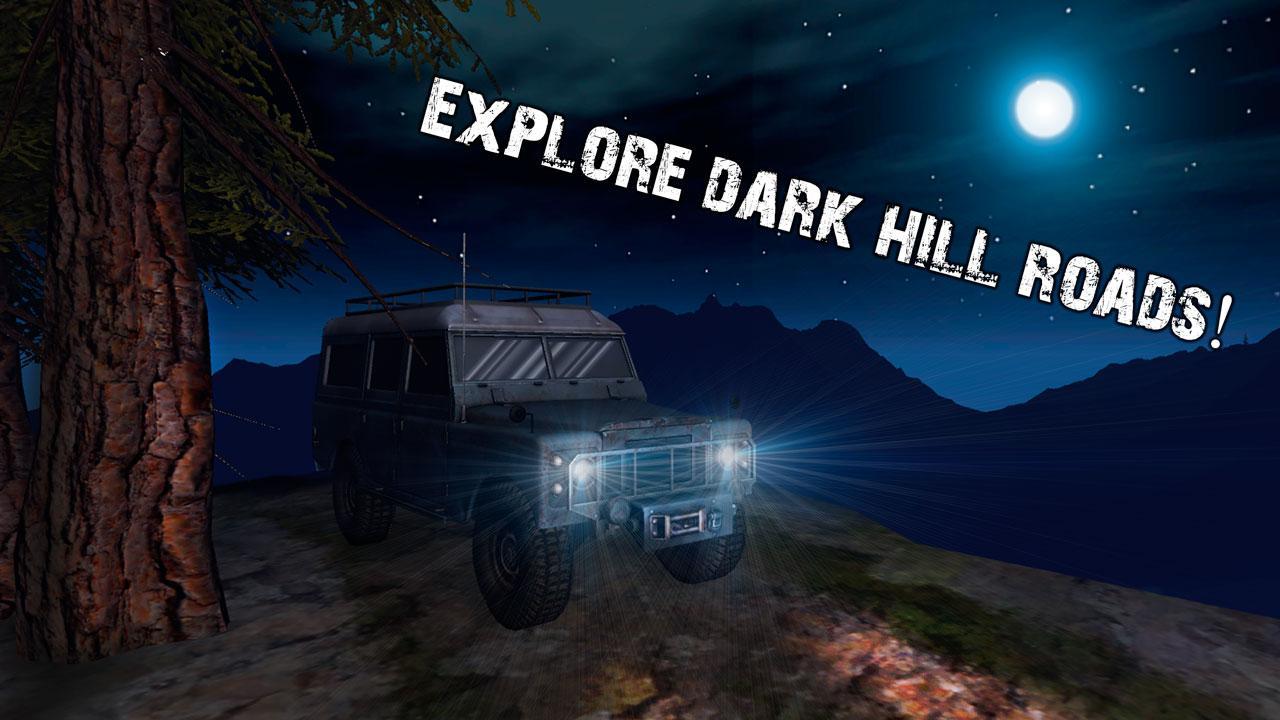 Night Hill Climb: Offroad SUV