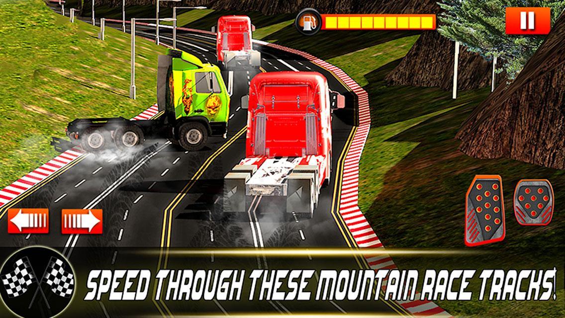 Truck Driver Race Hill Climb