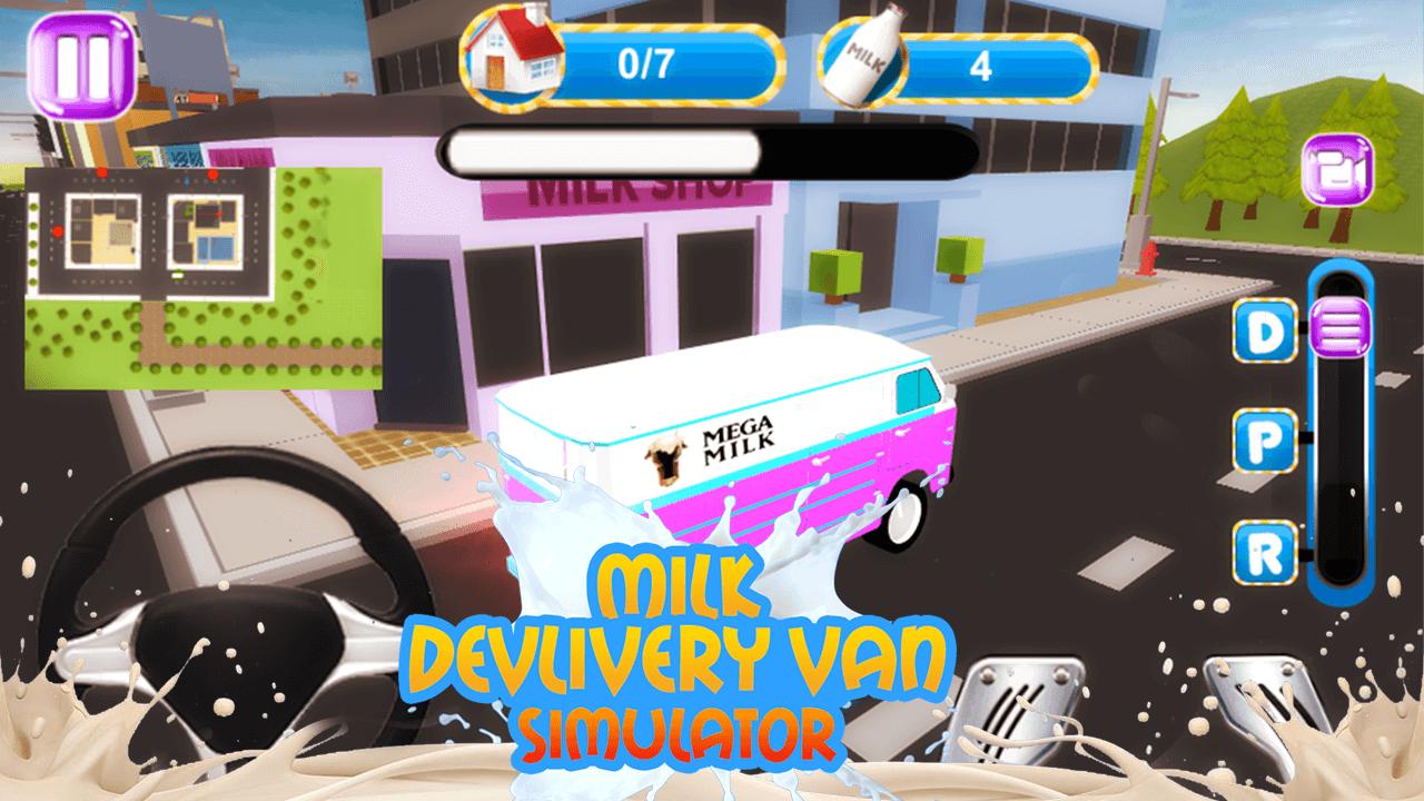 Milk Delivery Van Simulator 3D