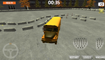 School Bus License 3D