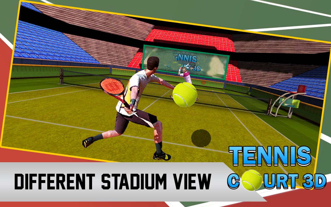 Tennis Court 3d