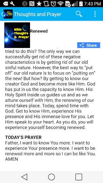 Daily Devotional & Prayer