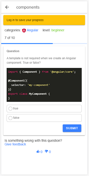 Angular Quiz