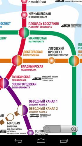 Saint Petersburg Subway Map