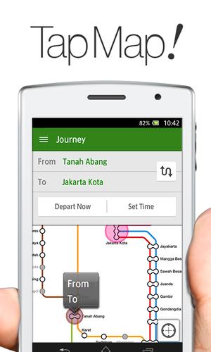 Transit Jakarta KRL NAVITIME