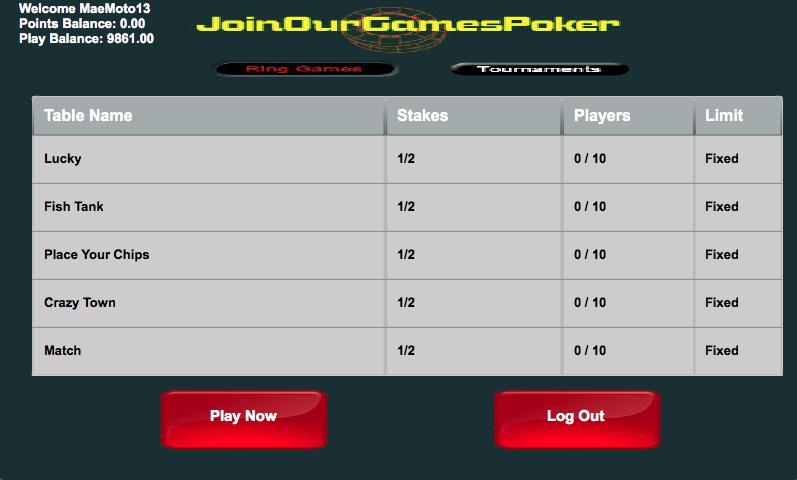 Join Our Games Poker