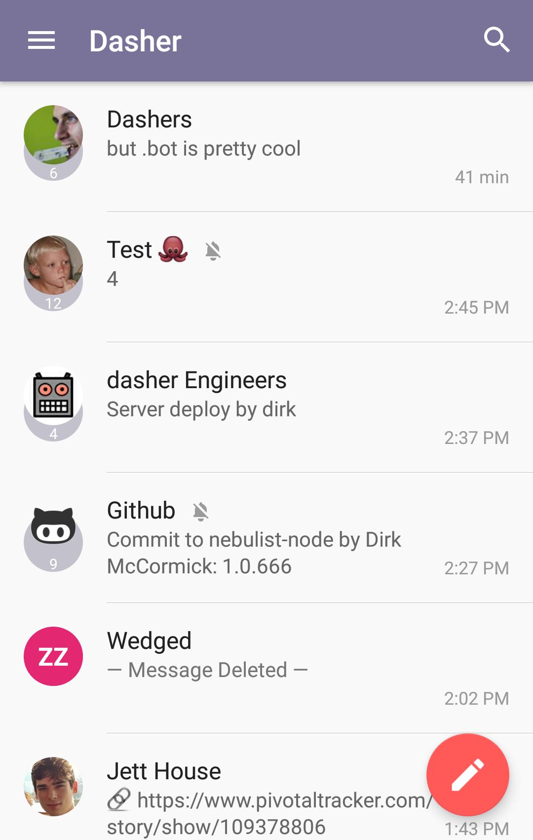 Dasher Messenger