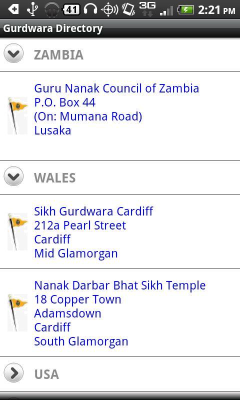 Gurdwara Directory