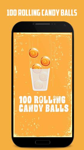 100 Rolling Candy Balls