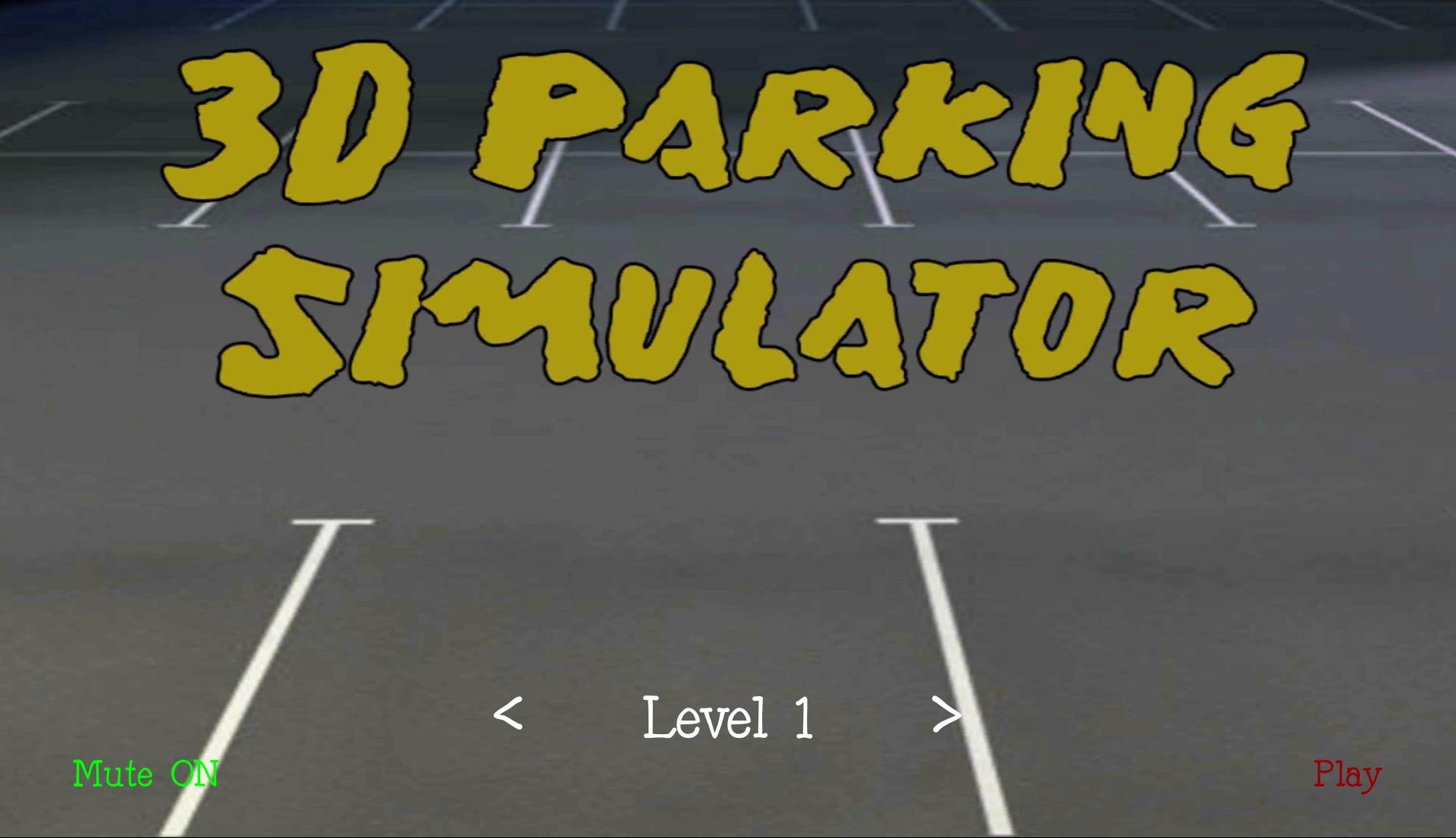 3D Parking Simulator