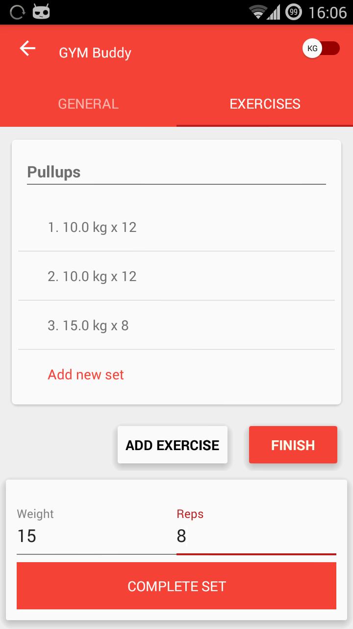 GYM Buddy - workouts tracker