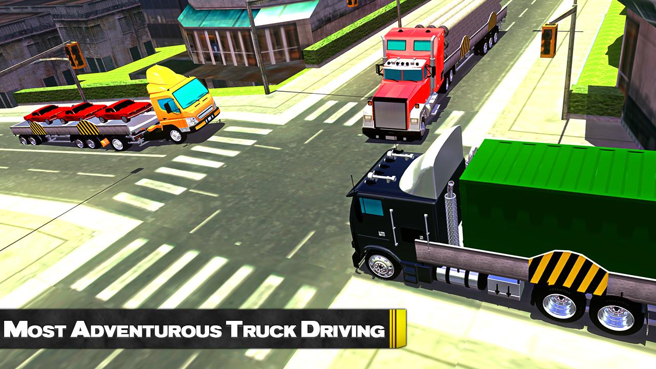 City Cargo Truck Transport 3D