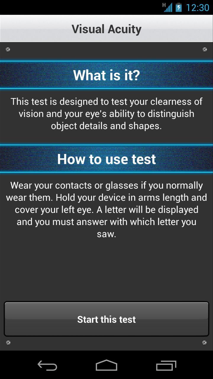 Vision Test 2.0