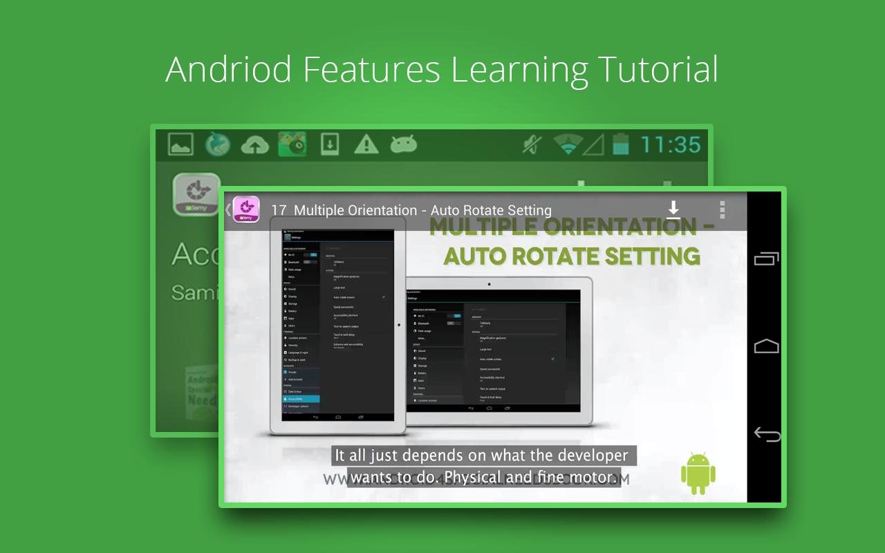 Learn Android Features