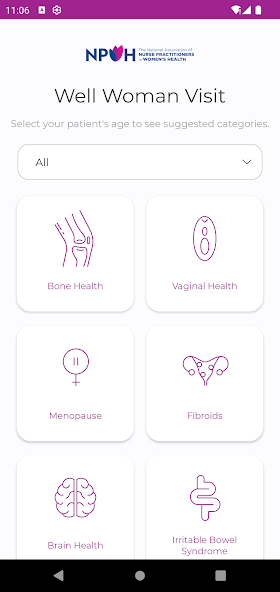 Well Woman Visit App by NPWH
