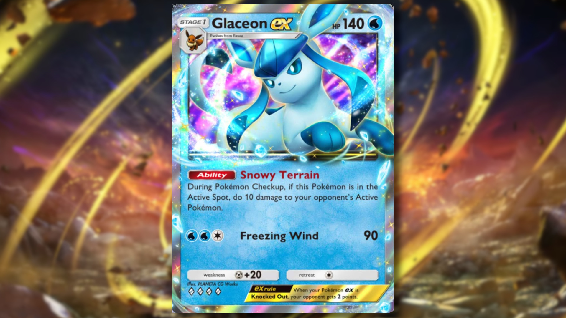 أفضل طوابق Glaceon Ex في جيب Pokemon TCG