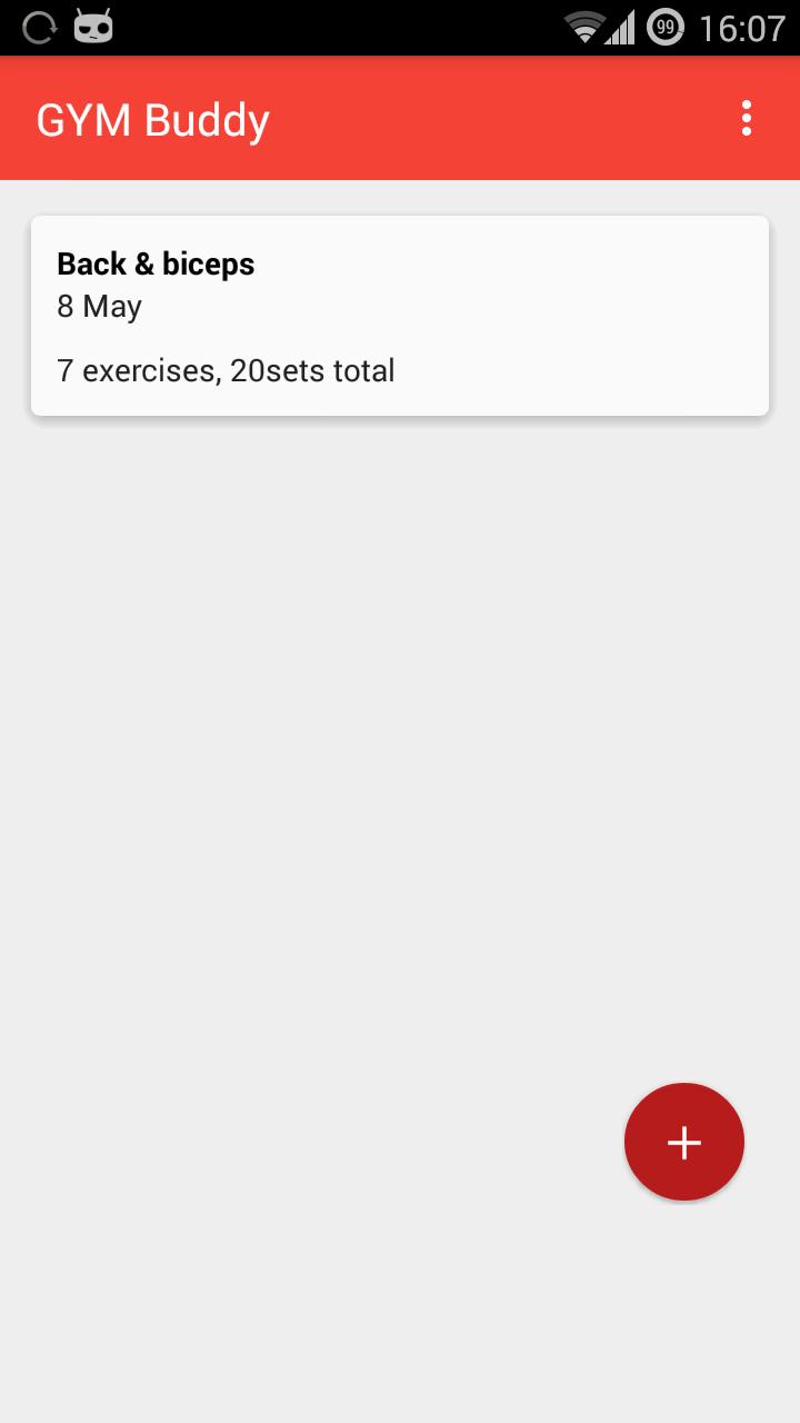 GYM Buddy - workouts tracker