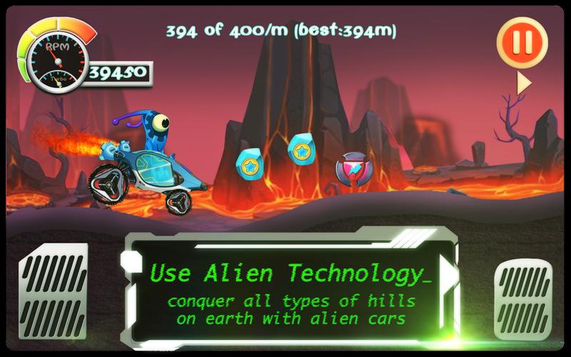 Alien Hill Climb