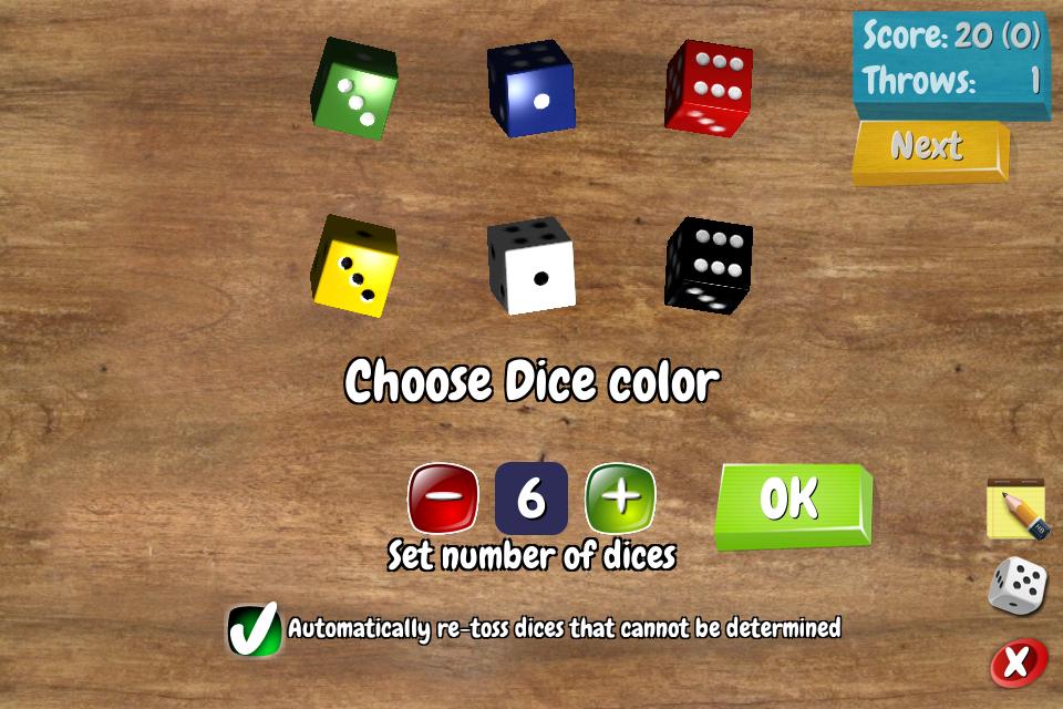 Pocket Dices