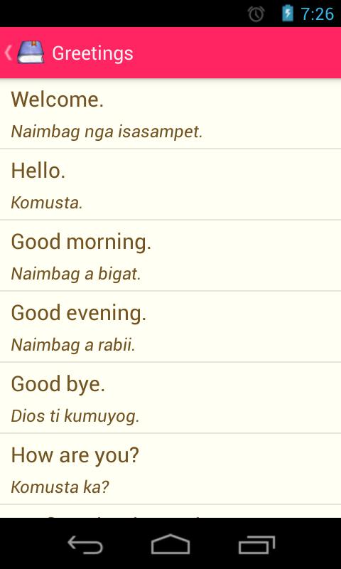 Ilocano Phrasebook