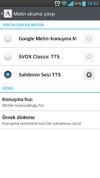 Sahibinin Sesi TTS