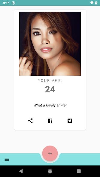 Age calculator by face scanner