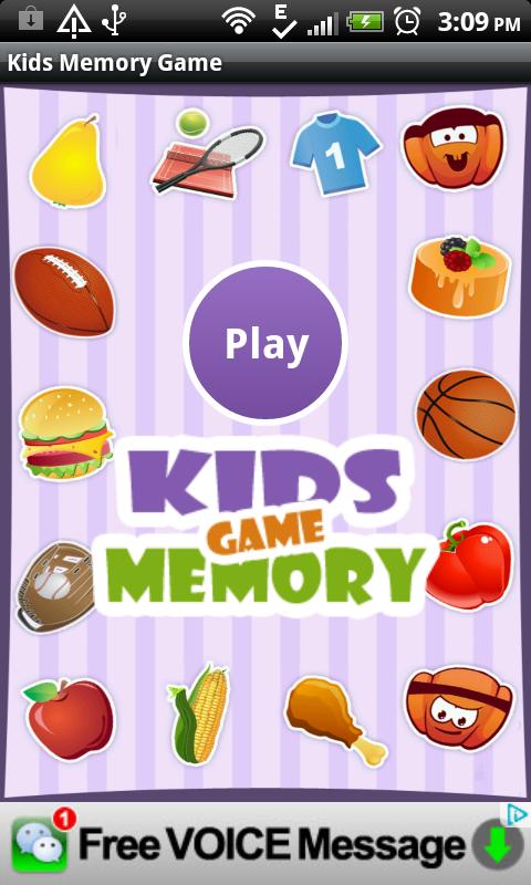 jogo da memoria infantil