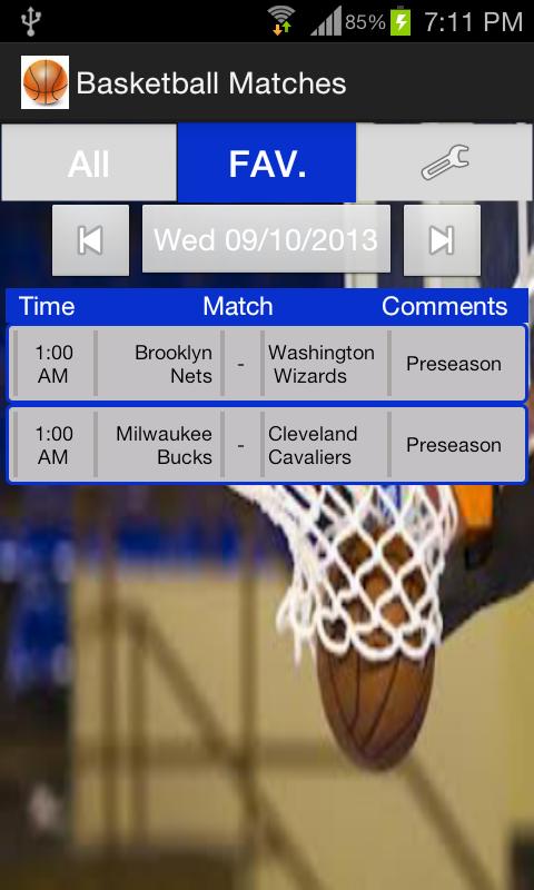 USA Basketball Matches