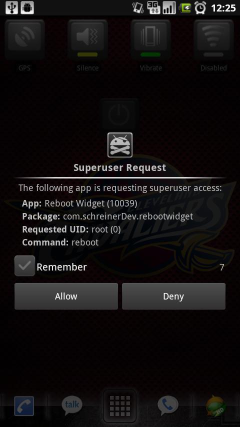 Reboot Widget