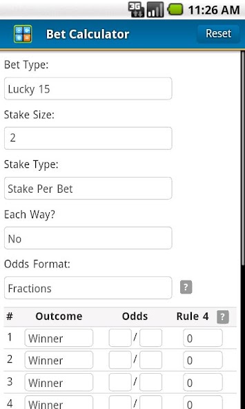 Bet Calculator