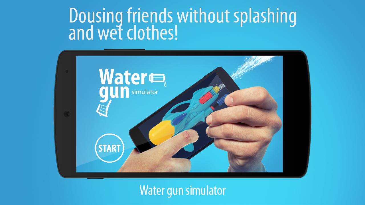 Water gun simulator