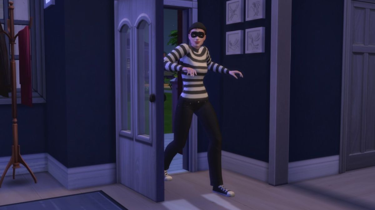 So finden und fangen Sie den Einbrecher (Robin Banks) in den Sims 4