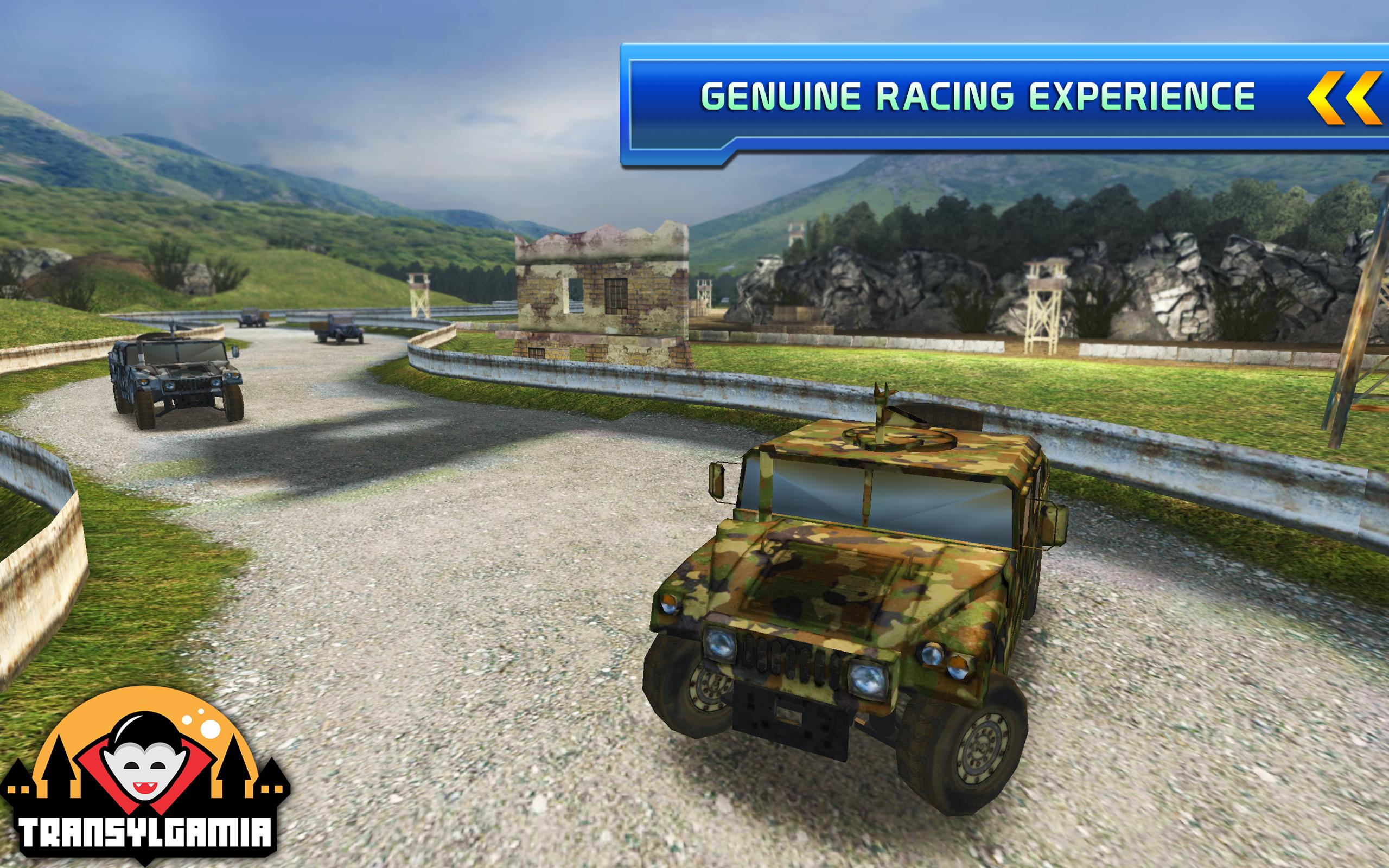 Army War Truck 3D Racer