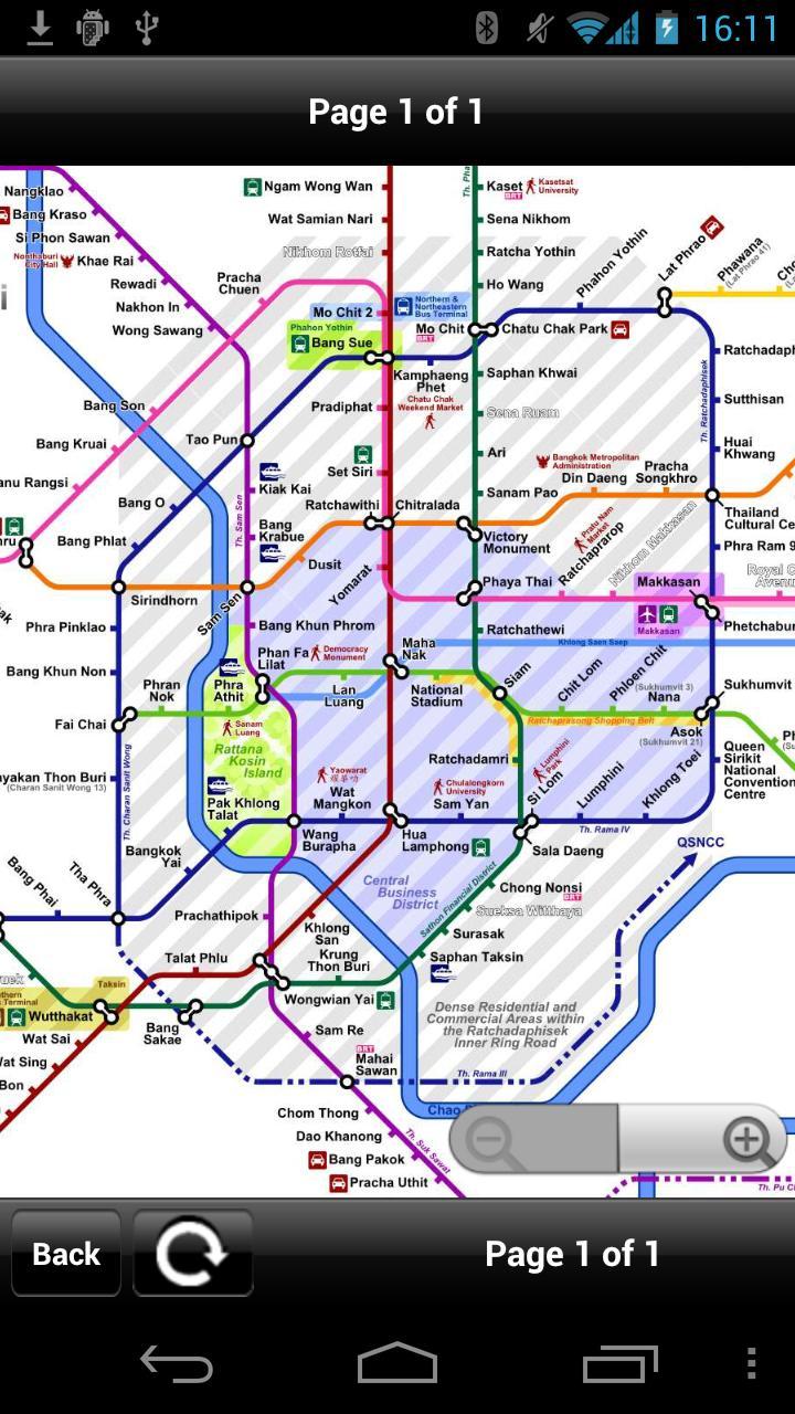 Bangkok Transport Map - Free