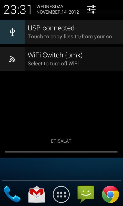 WiFi Status Bar Switch