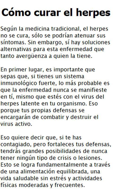 Herpes Tratamiento