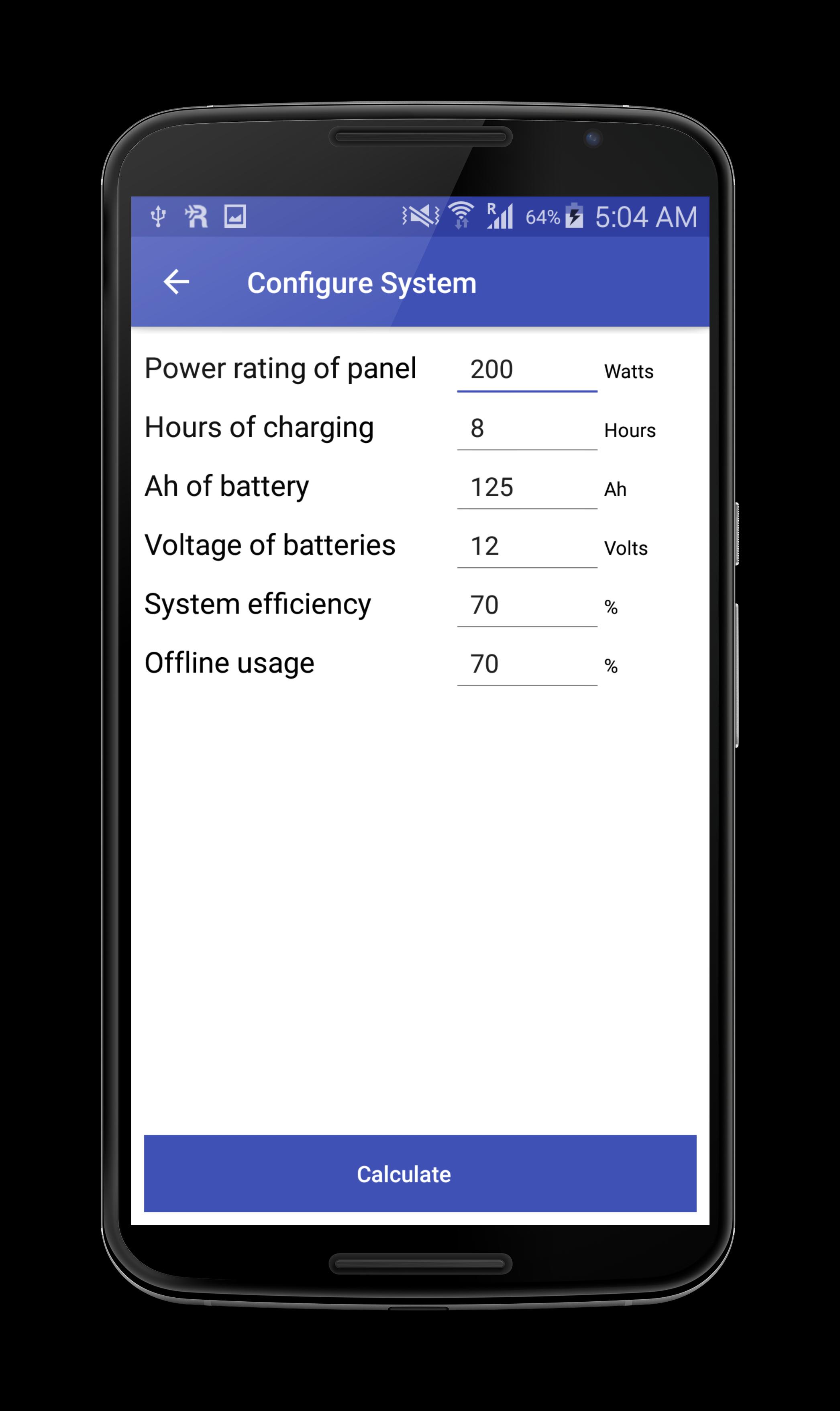 Solar Calculator