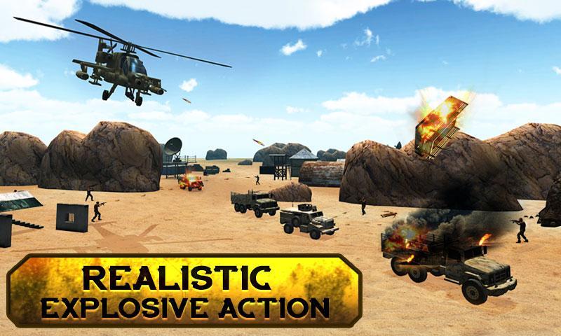 Mount Helicopter Combat 3D